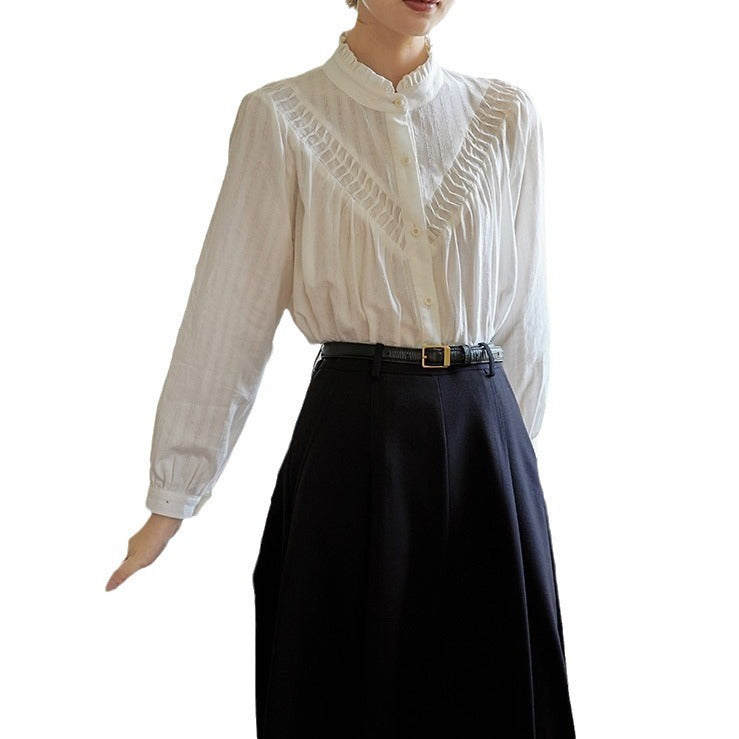 Long Sleeve Design Blouse