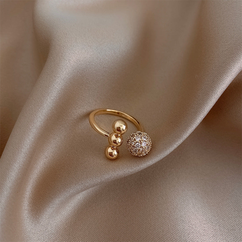 Zircon Circle Ring