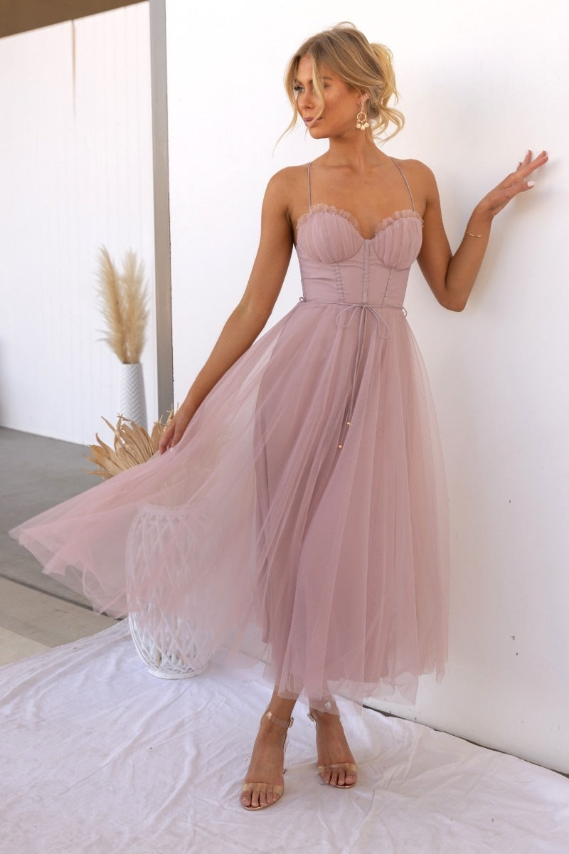 Mesh Evening Dress