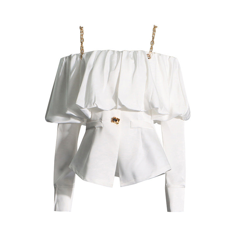 Off-shoulder Spaghetti Straps Top