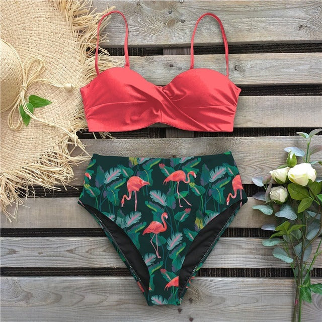 High Waist Elegant Swimsuit