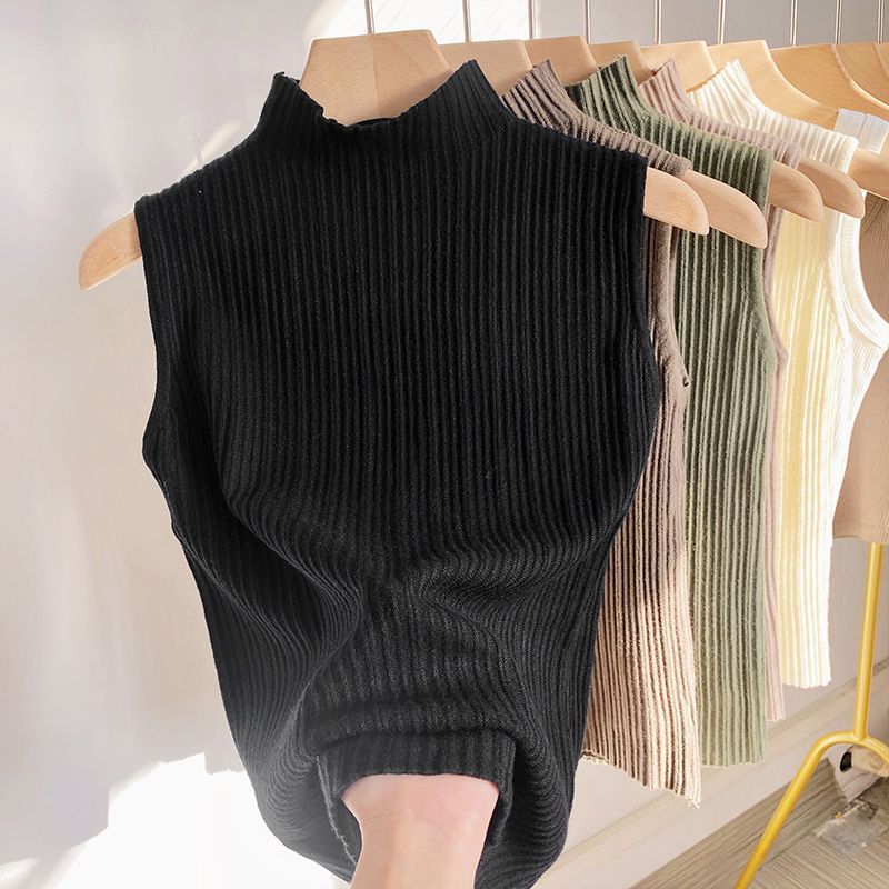 Turtleneck Knitted Top