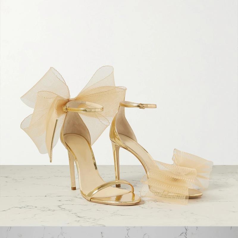 Open-toe Stiletto Heels