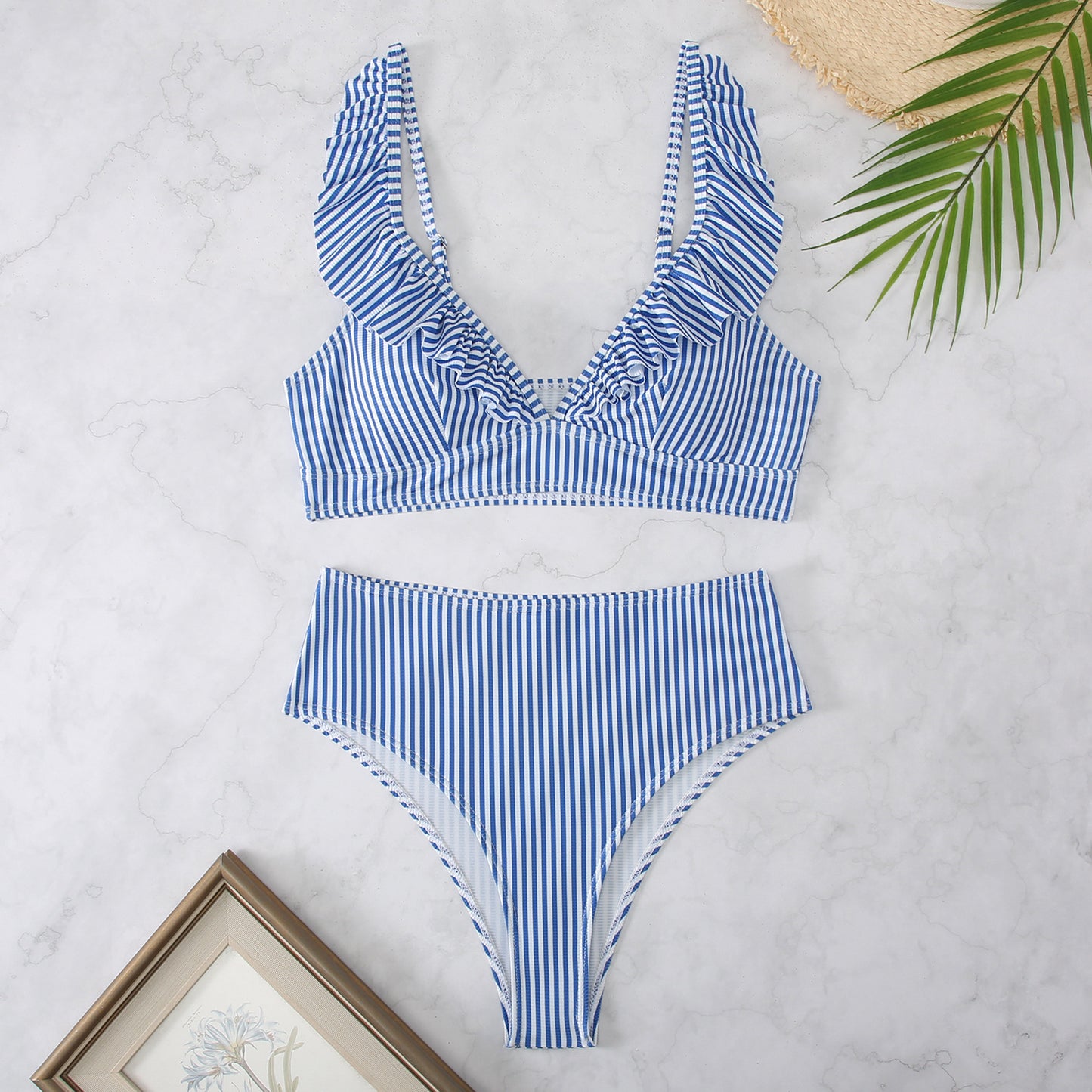 Striped Split Bikini