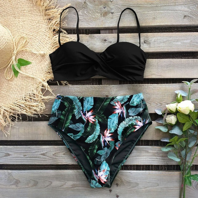 High Waist Elegant Swimsuit