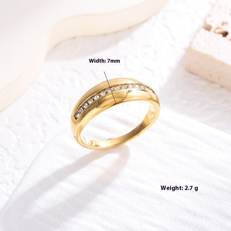 Trendy Style Zircon Ring For Women