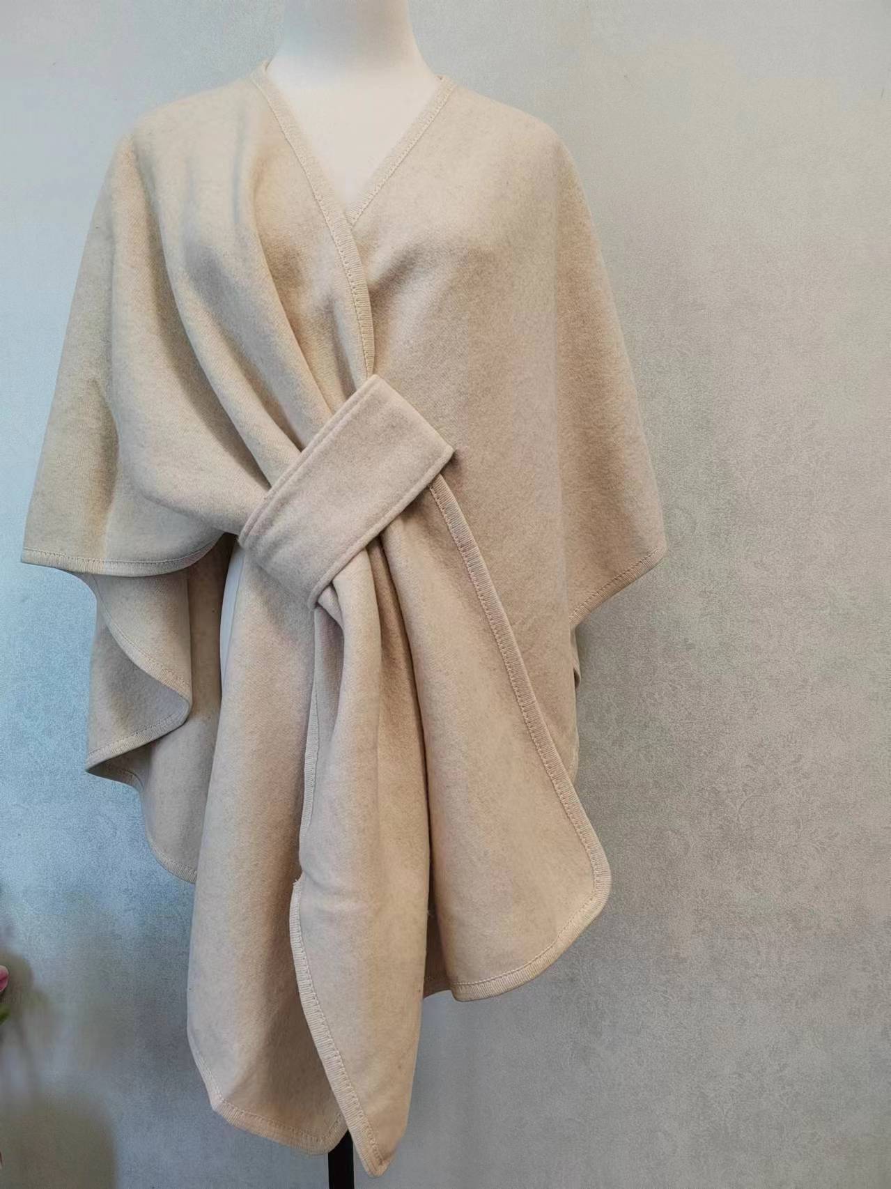 Fur Knitted Cardigan Cape And Shawl