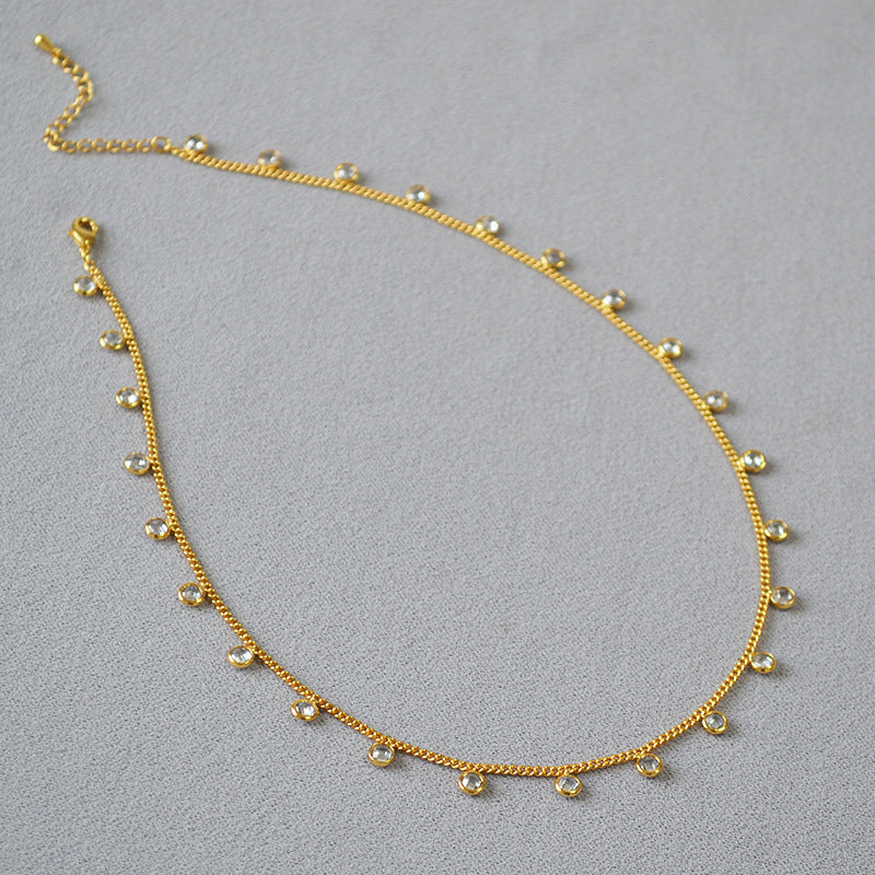 Short Necklace Collarbone