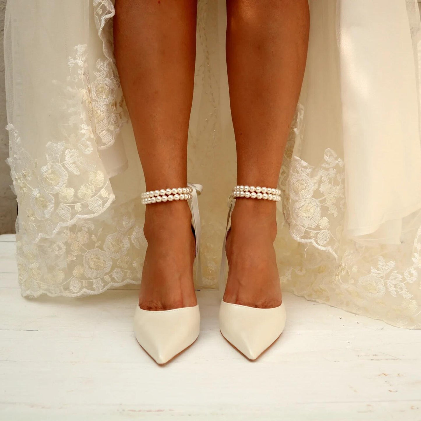Wedding Pointed Women's Chunky Heel
