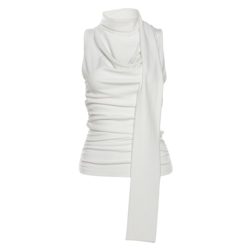 Swing Collar Design Blouse