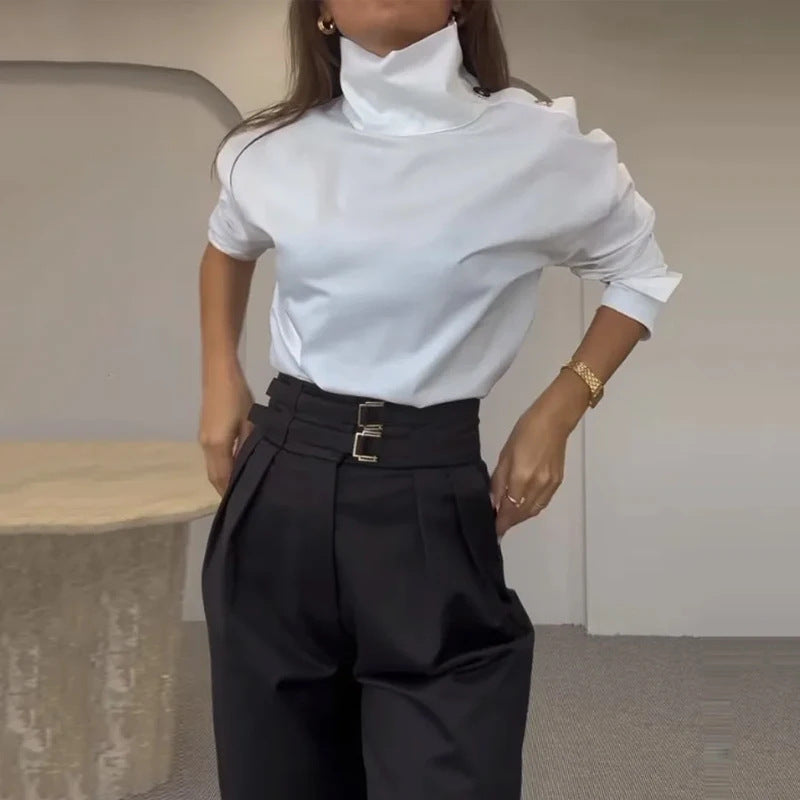 High Collar Blouse
