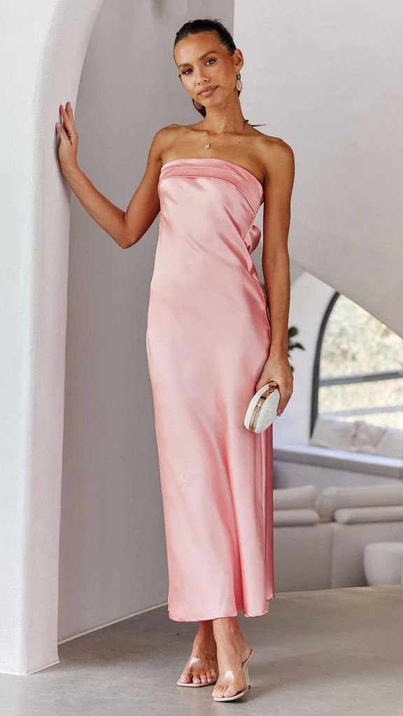 Tube Top Long Dress