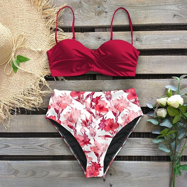 High Waist Elegant Swimsuit