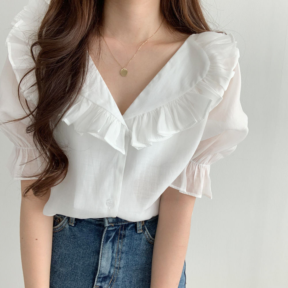 Solid Chiffon Shirt