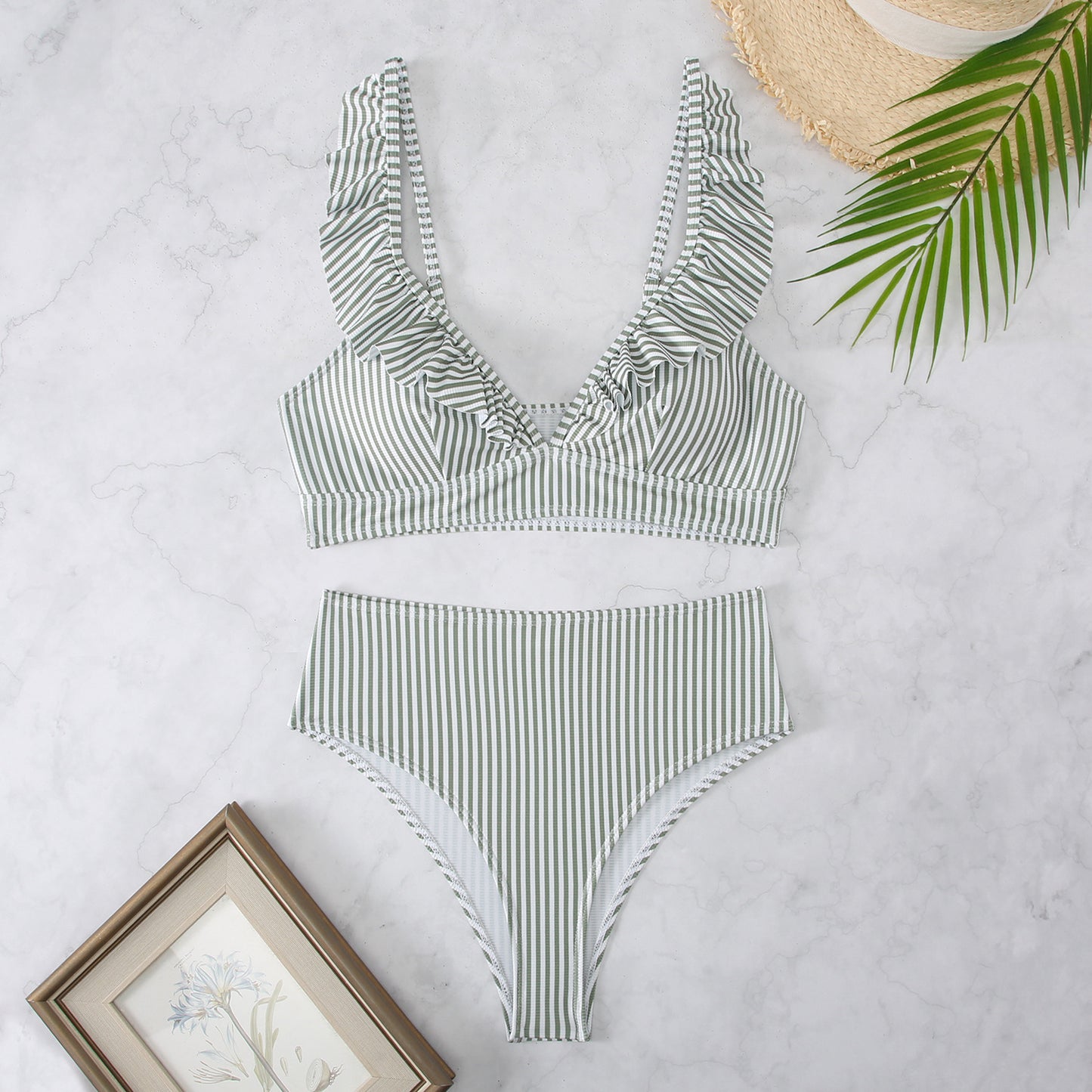 Striped Split Bikini