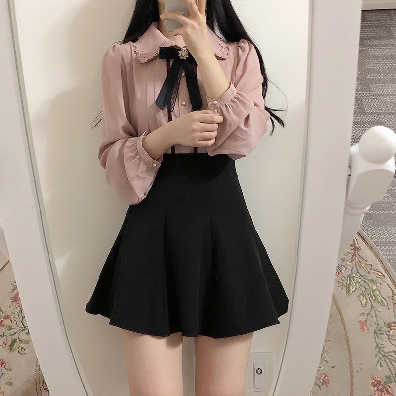 Long-sleeved Blouse