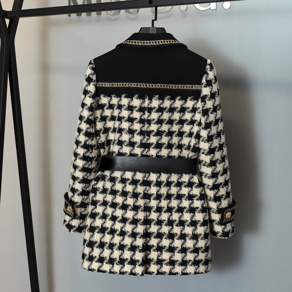 Winter New Double-breasted Socialite Style Woolen Coat