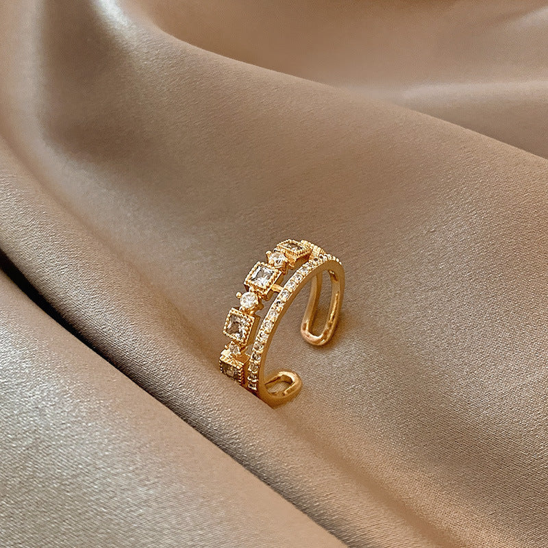 Zircon Circle Ring