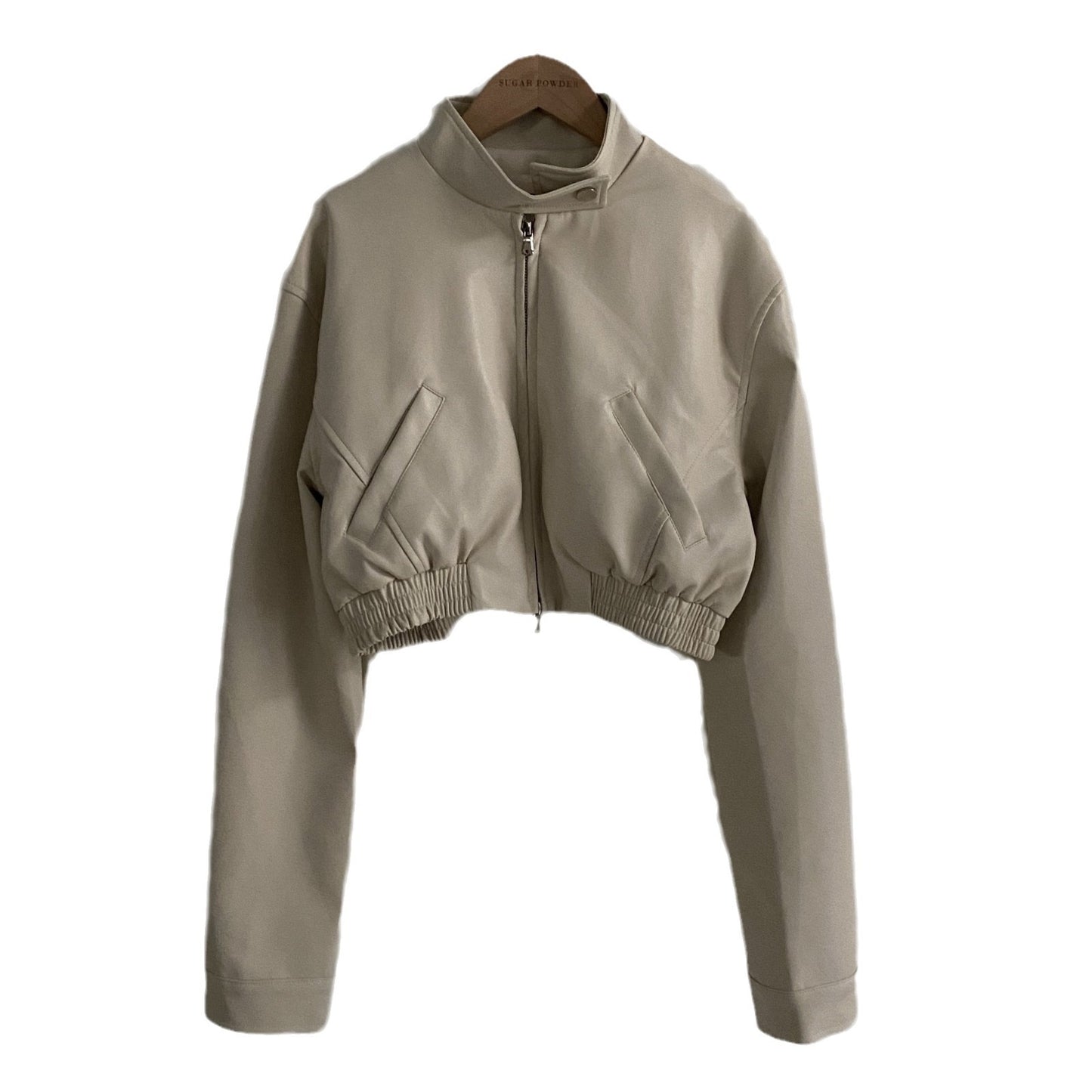 French Style Retro Design Zipped Jacket