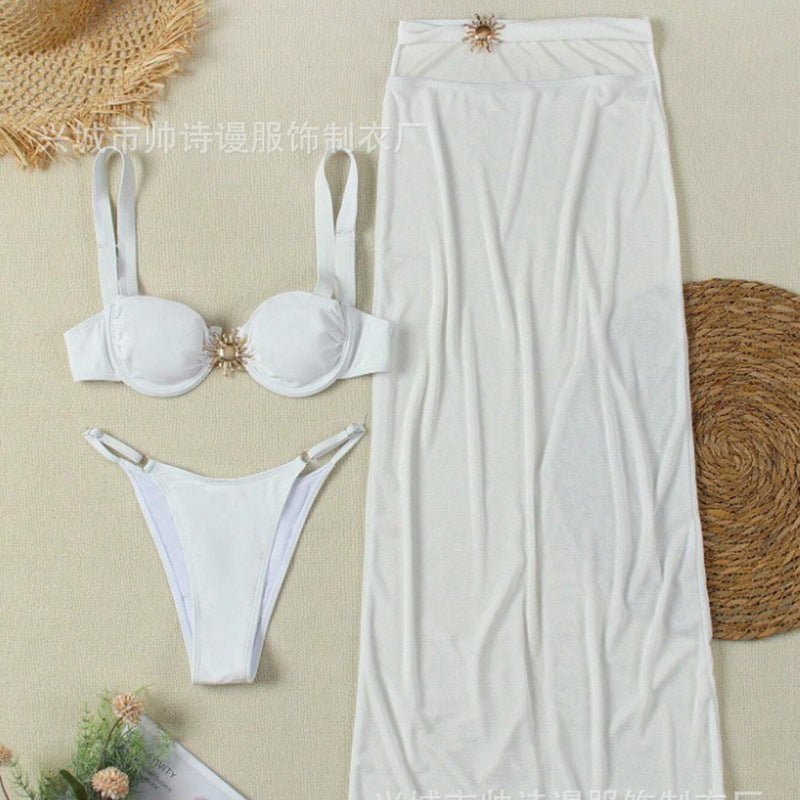 Three-piece Banded Bikini