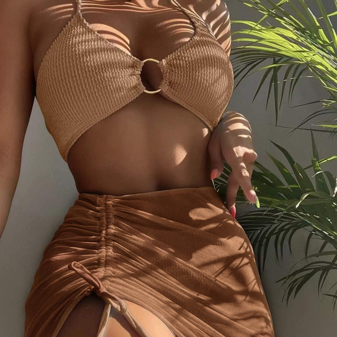 Three PiecesHalter Bikini