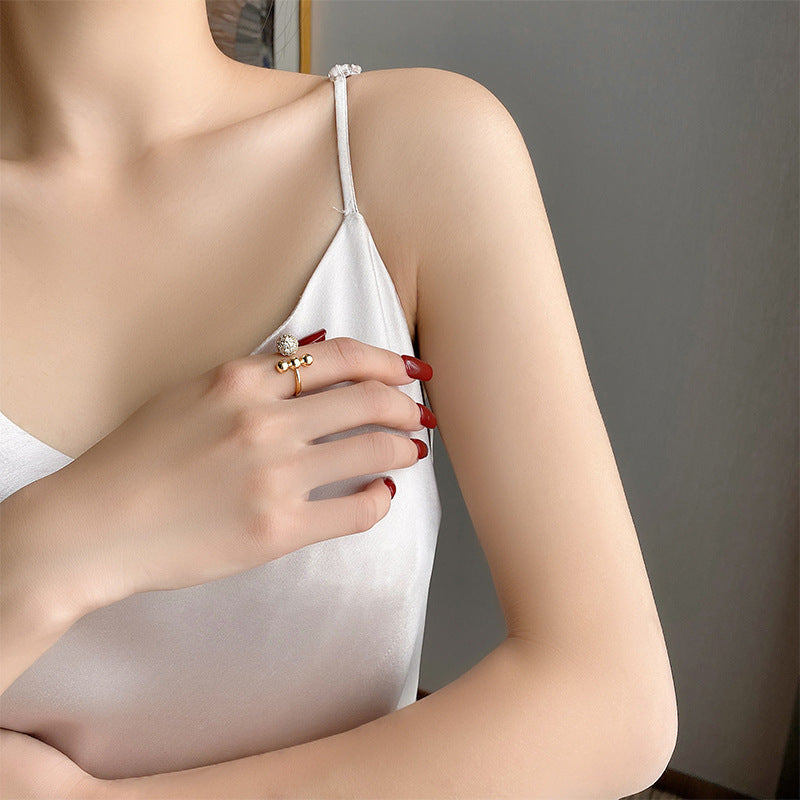 Zircon Circle Ring