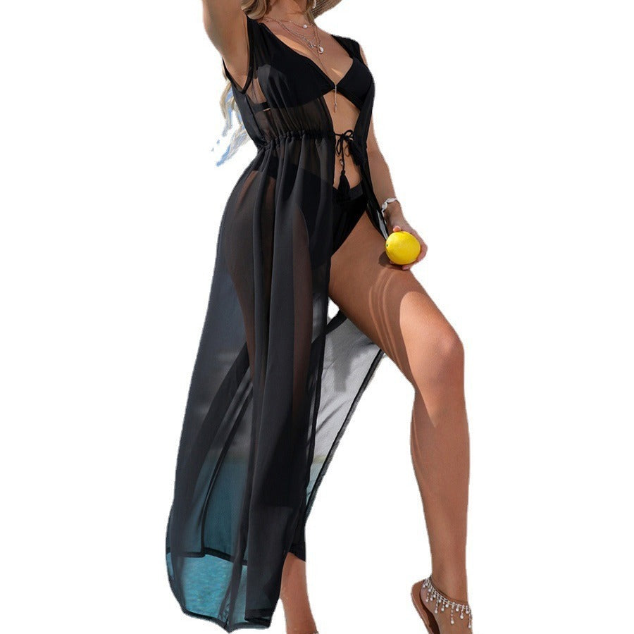 Cover-up Chiffon Bikini Sunscreen Cardigan