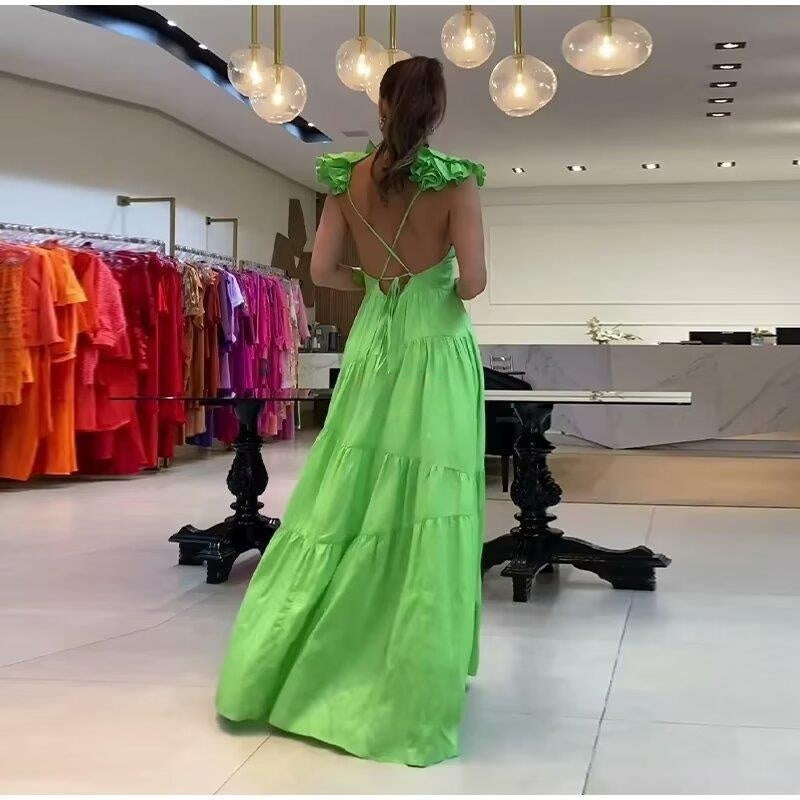 European Style Flower Dress