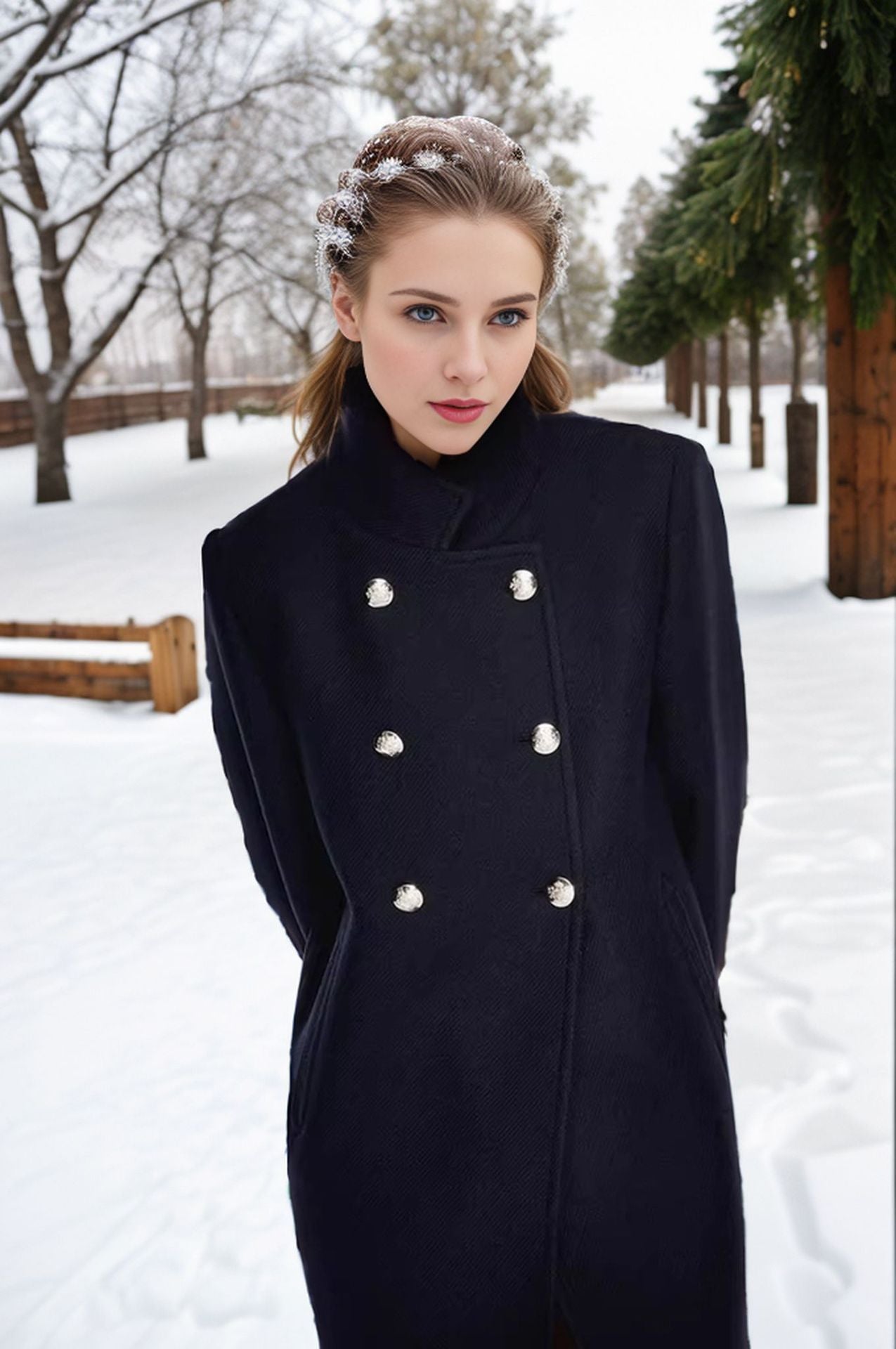 SlimWoolen Coat