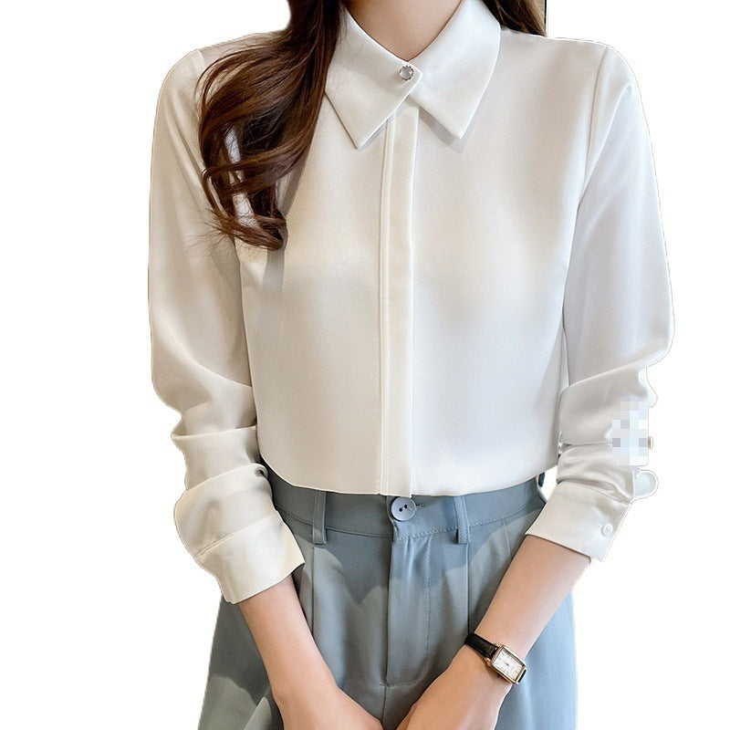 Solid Chiffon Blouse