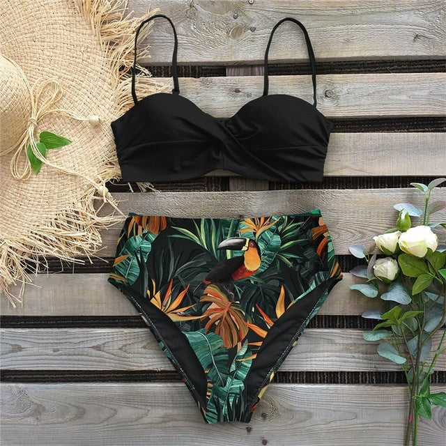 High Waist Elegant Swimsuit