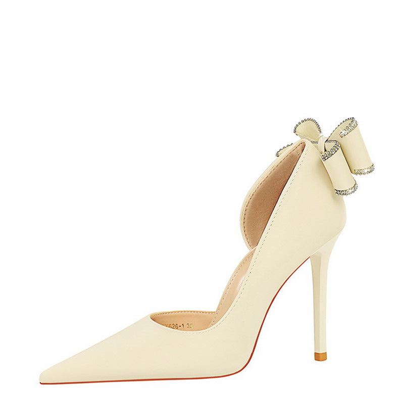 Pointed Toe Rhinestone Stiletto