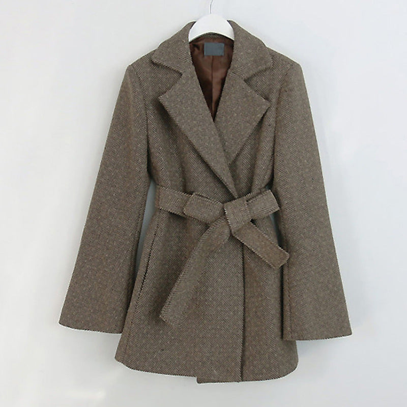 Retro British Style Loose Suit