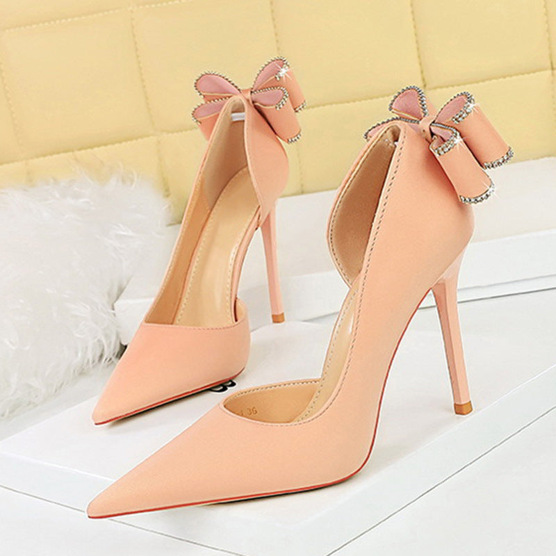 Pointed Toe Rhinestone Stiletto