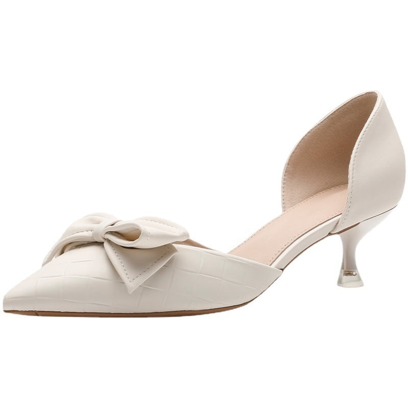 White French Small Heels