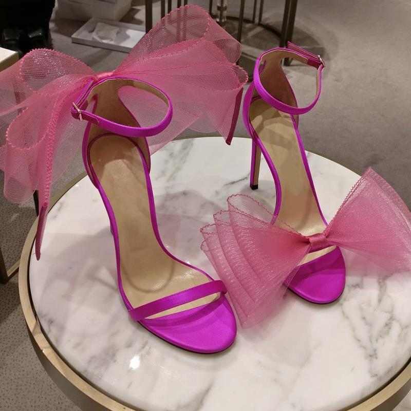Open-toe Stiletto Heels