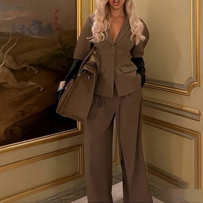 Top And Trousers Suit
