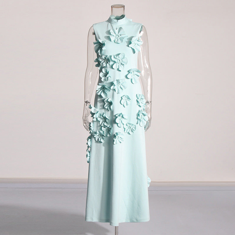 Solid European Style Dress