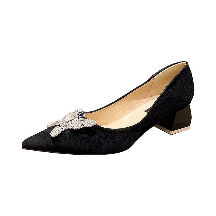 Sense Niche Elegant Thick Heel