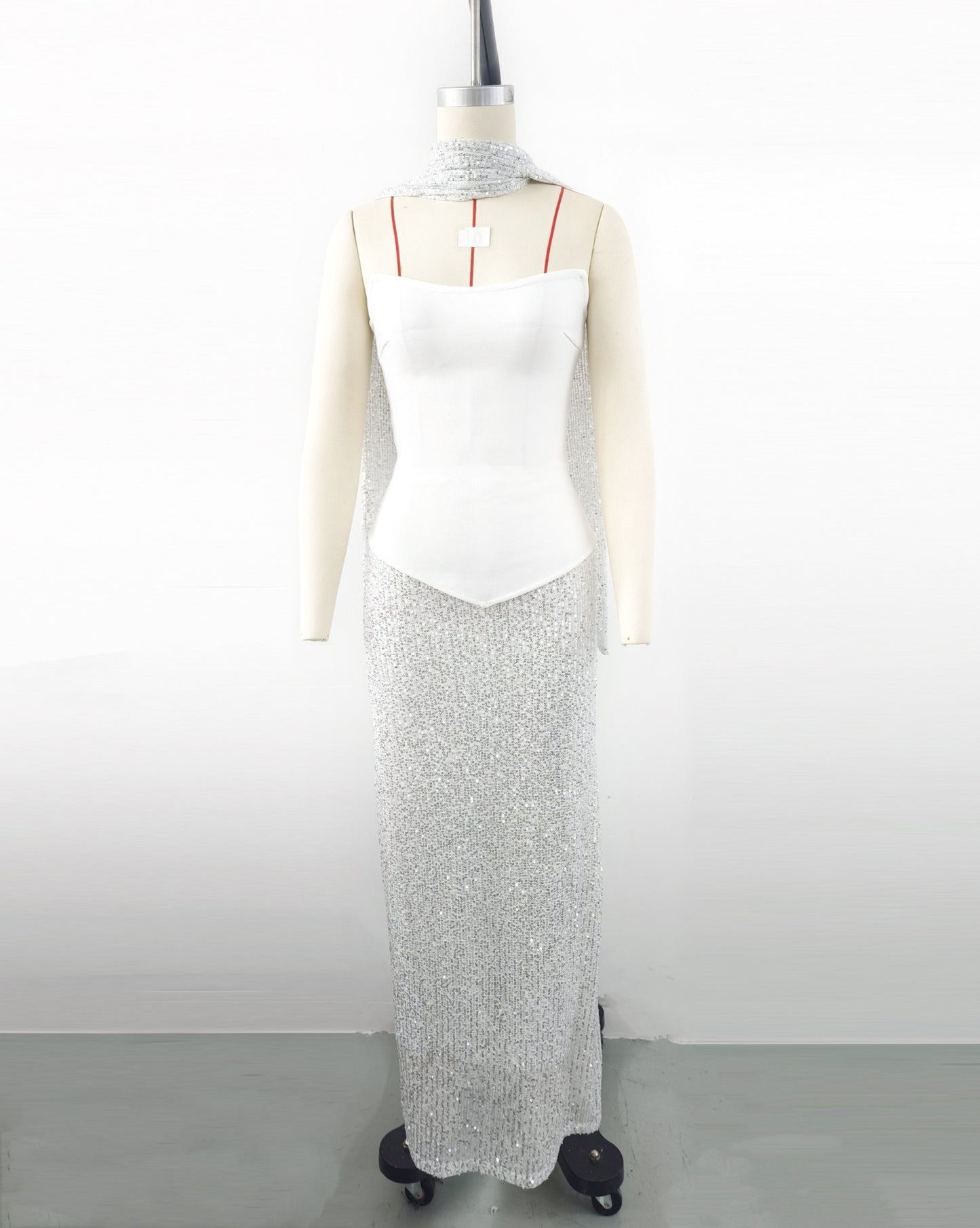 Half-length Sequin Dress