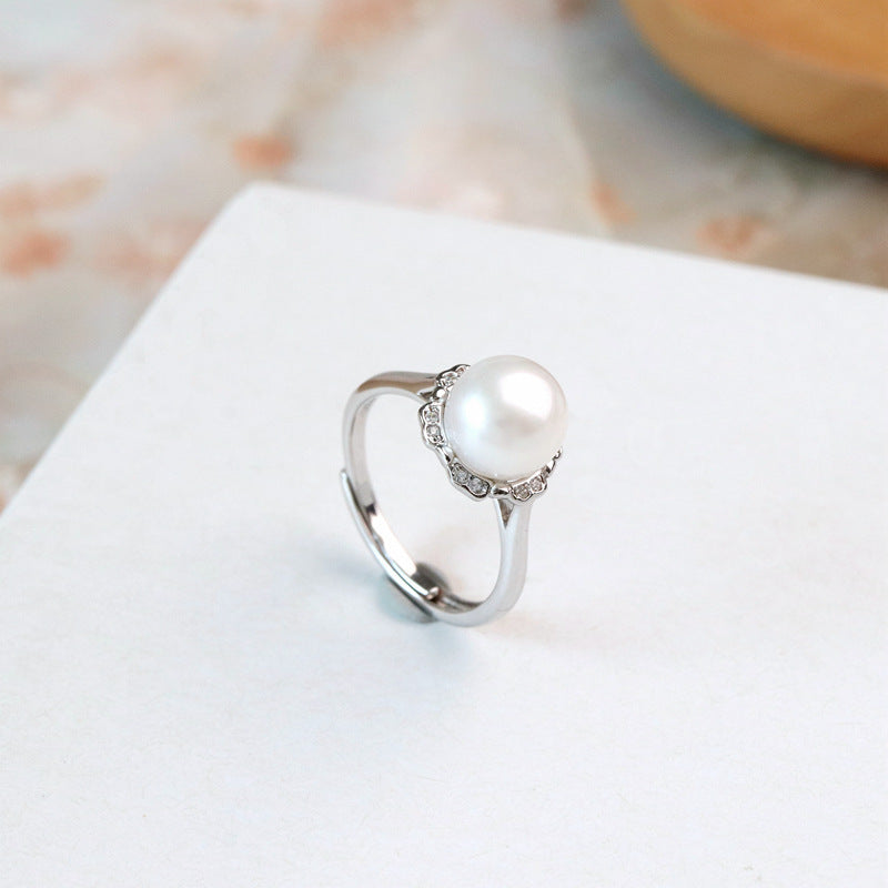 Pearl Set Silver