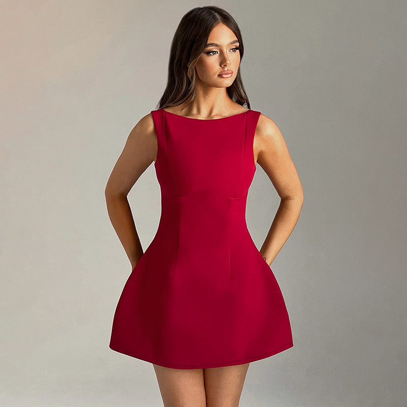 Slim Backless Dress