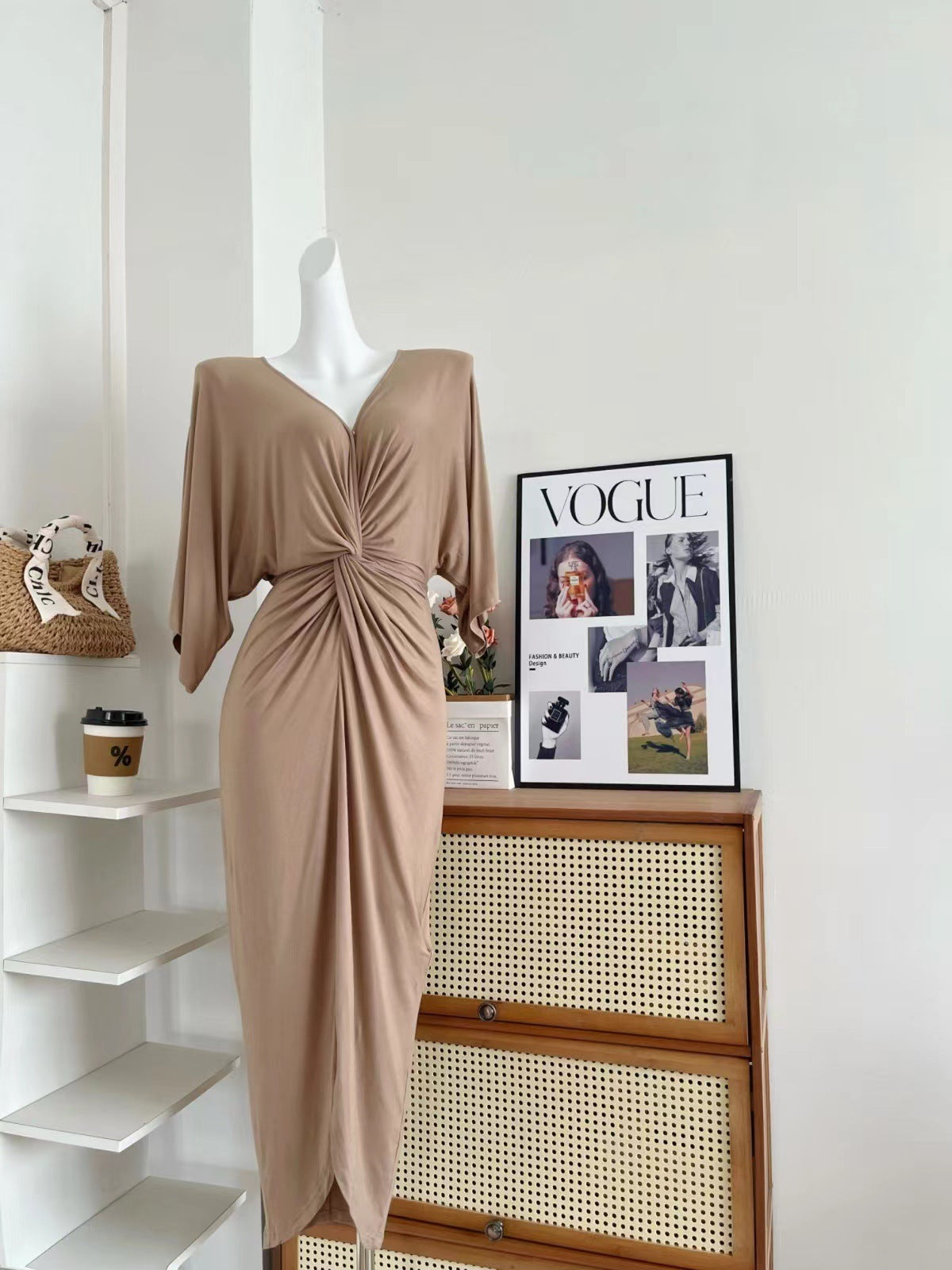 French Elegant Knitted Dress