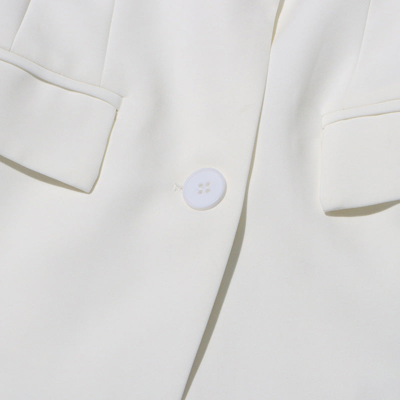 Slim Fit Patchwork Suit