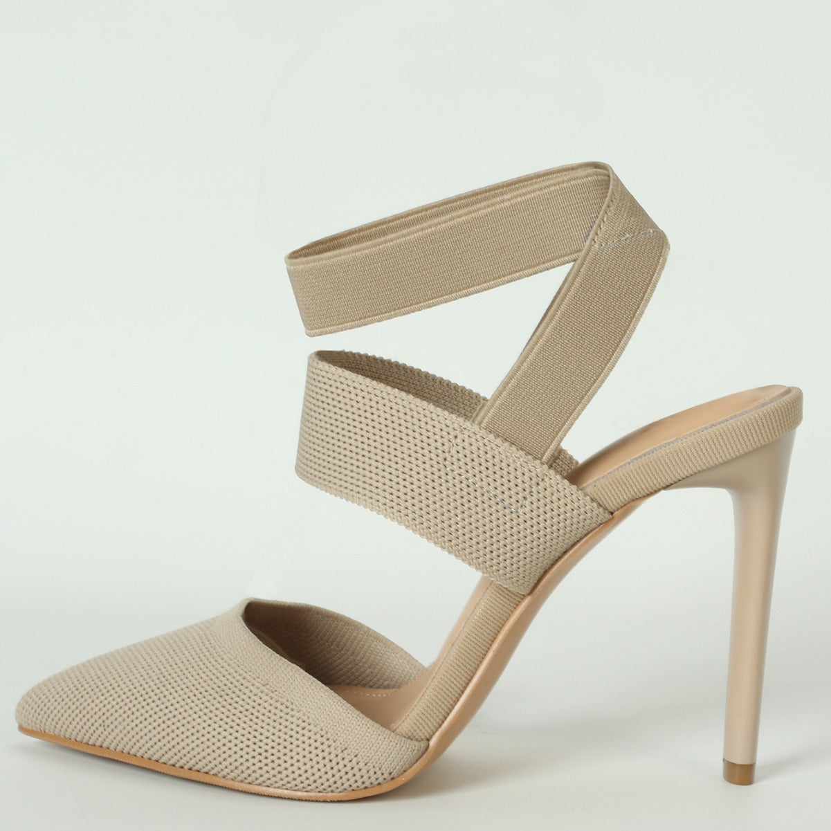 Ponted Stretch High Heels