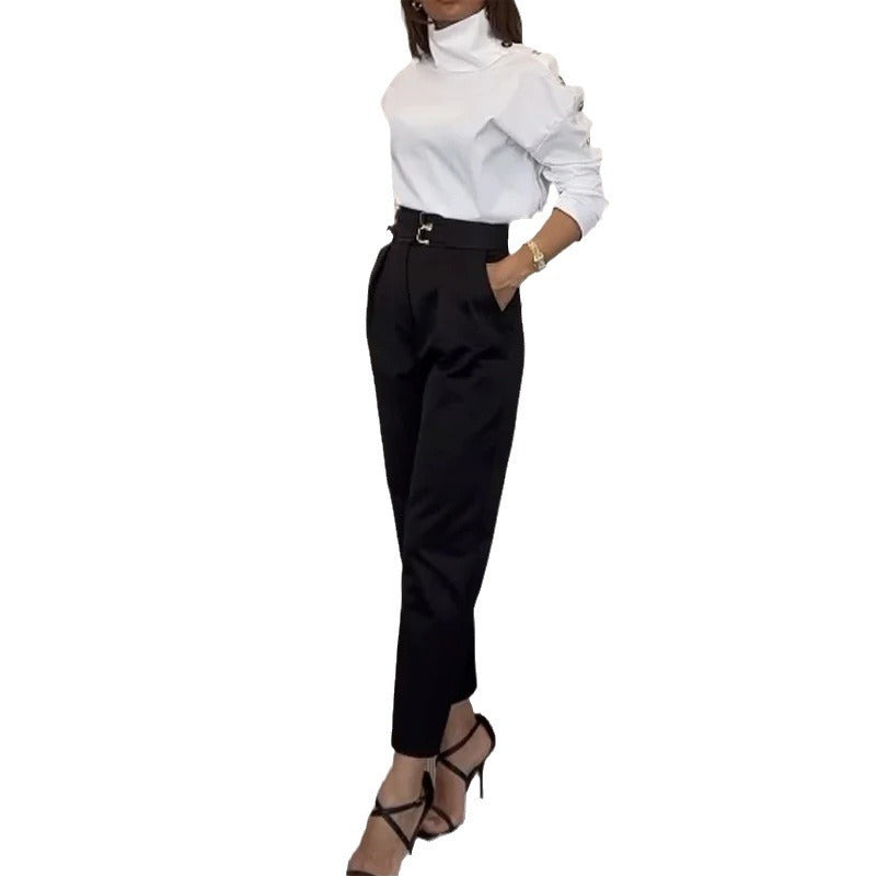 High Collar Blouse