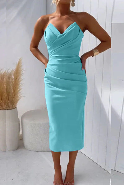 Sleeveless Slit Dress
