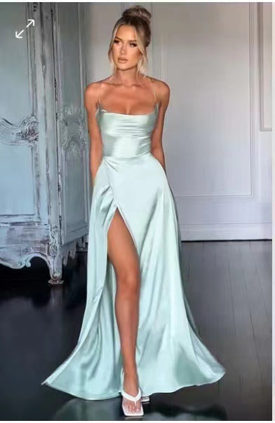 Slim Fit Backless Waist-tight Dress