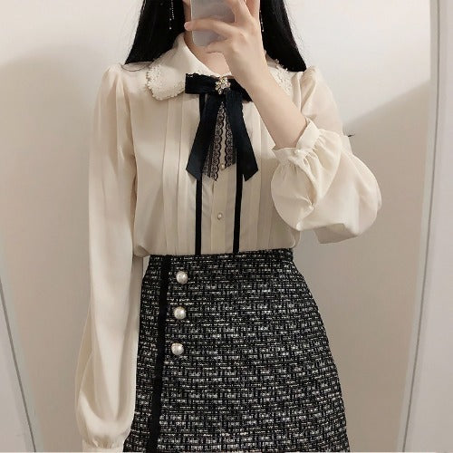 Long-sleeved Blouse