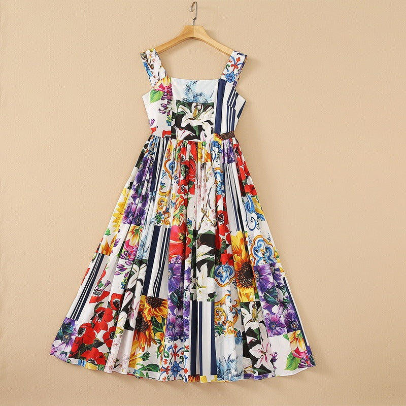 Summer Floral Print Dress